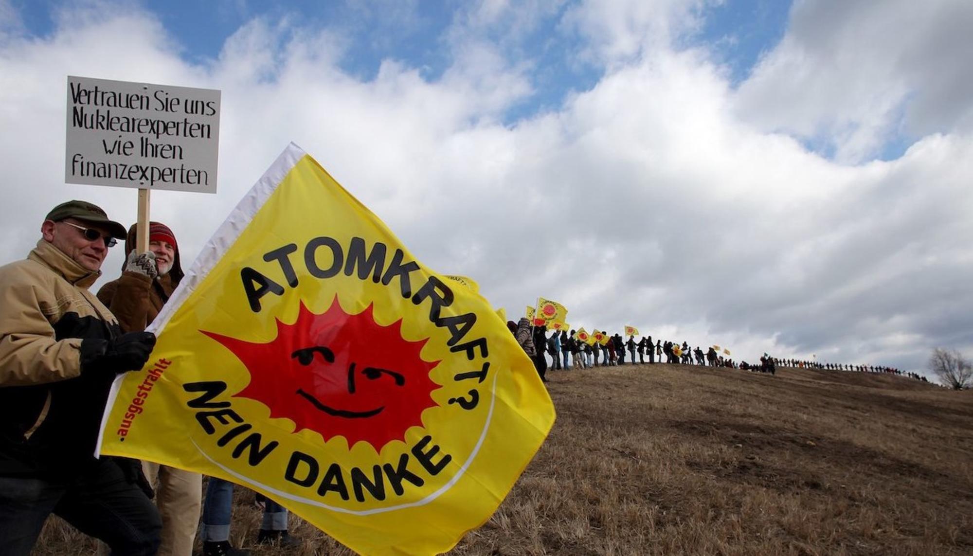 Manifestación antinuclear en Alemania. Fuente: Beyond Nuclear International